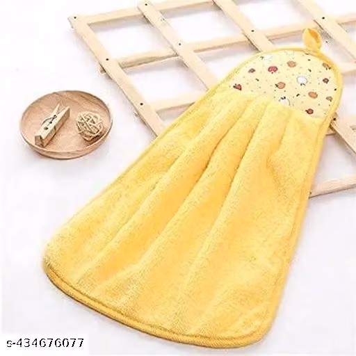 Microfiber Hanging Hand Towels – Soft Wash Basin Kitchen Napkins, Pack of 4