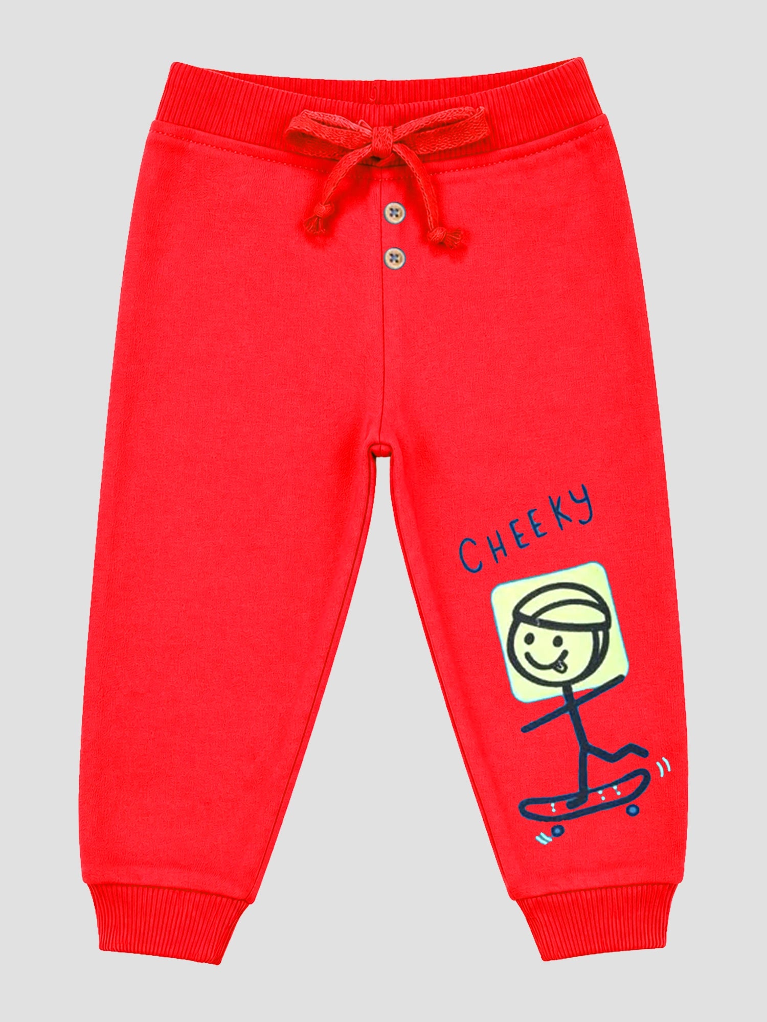 Body Care Baby Boys Solid Track Pant – Comfort Waistband Casual & Lounge Wear