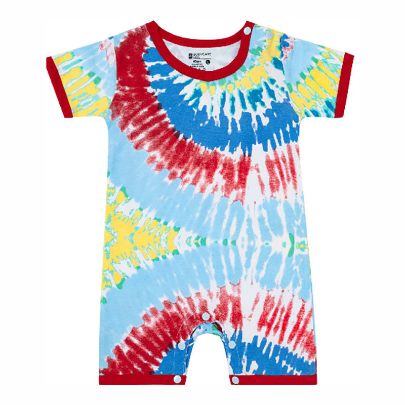 Body Care Baby Boys 100% Cotton Half Sleeve Romper – Solid Round Neck