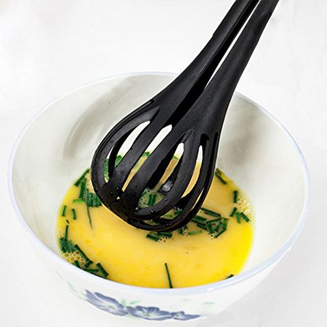 Black Stylish Whisker cum Holder for Kitchen- KIT17118