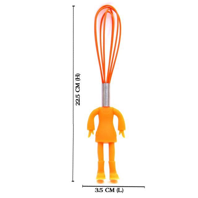 Orange Shade Plastic Batter Whisker