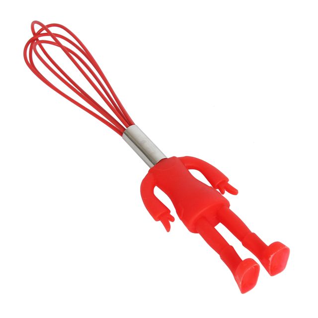 Red Shade Plastic Batter Whisker