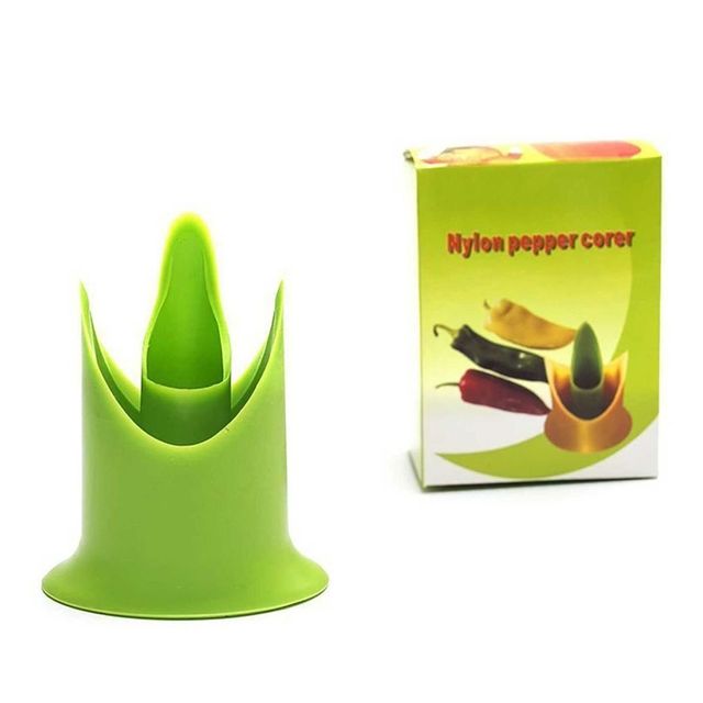 High Finish Nylon Pepper Corer - Green