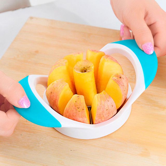 Stainless Steel Blades Apple Cutter - Blue