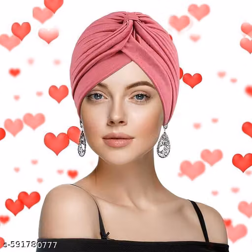 Ready Made Turban Caps for Men & Women – Pre-Tied Twisted Traditional Turban Pack of 3