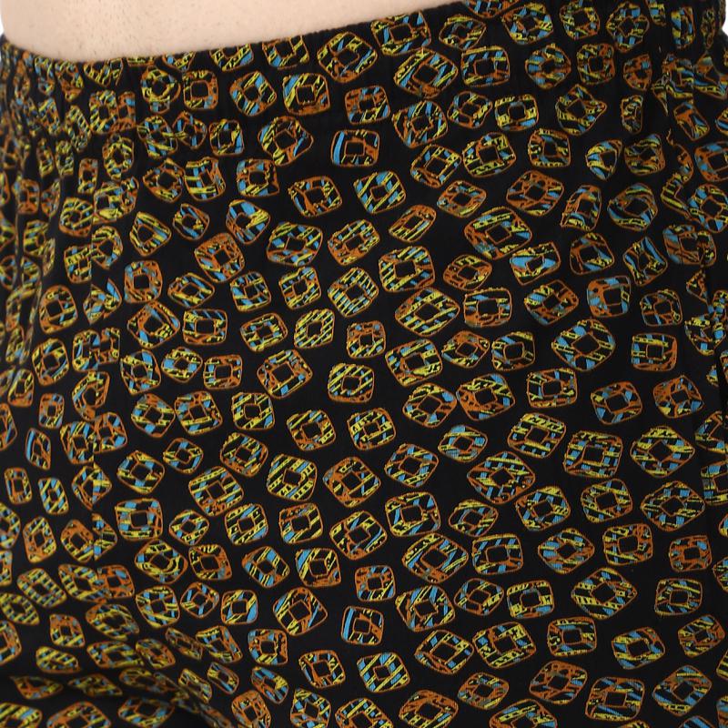 Bodycare Men’s 100% Cotton Printed Regular Fit Shorts