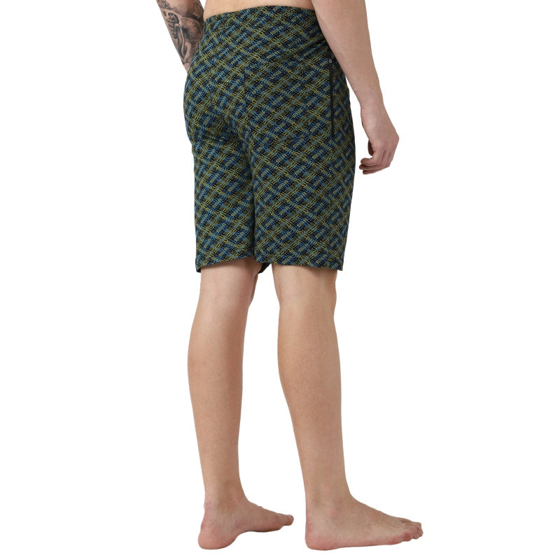 Bodycare Men’s 100% Cotton Printed Shorts with Side Pockets