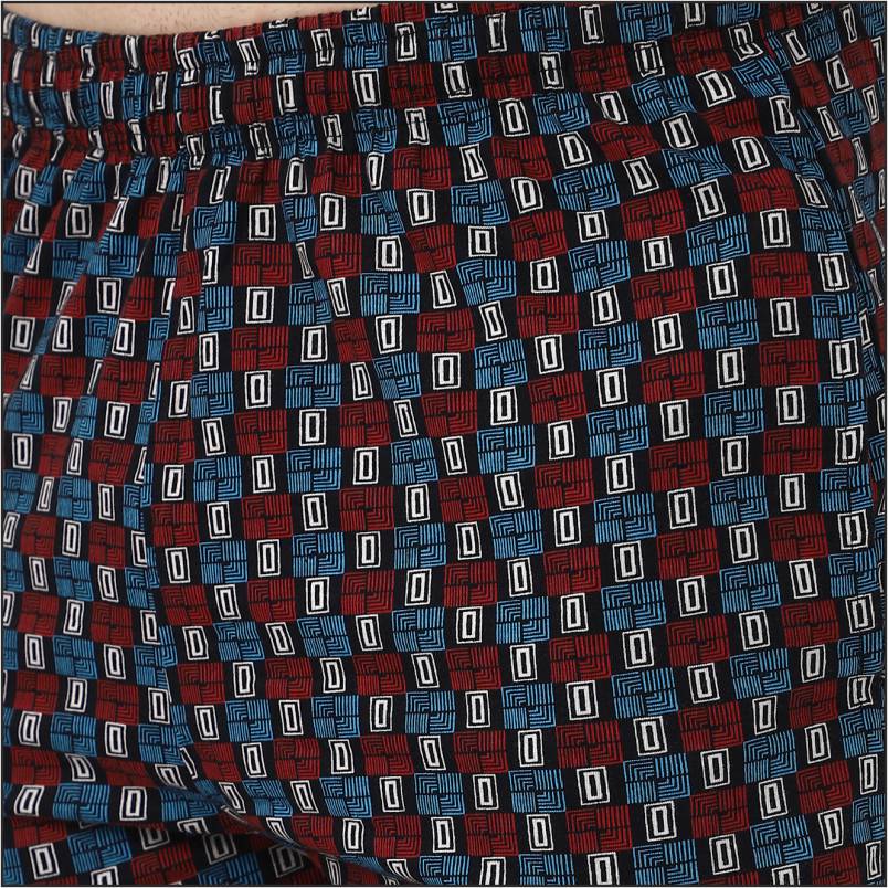 Bodycare Men’s 100% Cotton Printed Regular Fit Shorts