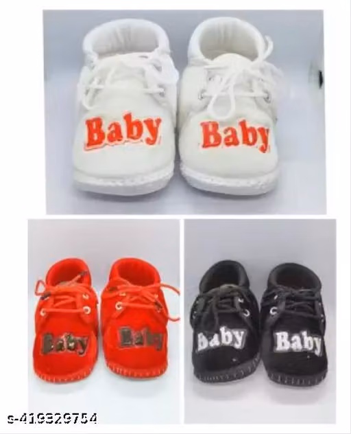 Sunshine Infant Wear Cotton Baby Booties Unisex Pack of 3