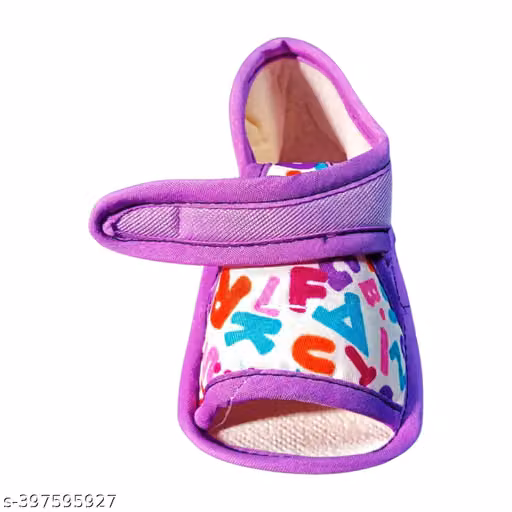 Sunshine Infant Wear Cotton Baby Booties Printed EVA Sole Pack of 2
