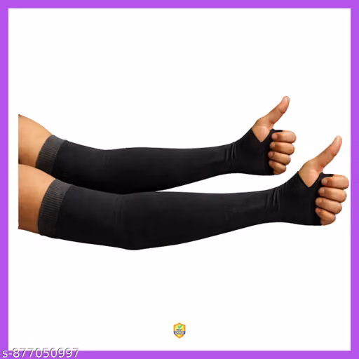 UV Protection Arm Sleeves for Bikers & Athletes Free Size