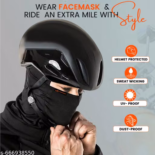 Bike Riding Face Mask for Men & Women Dust and Wind Protection