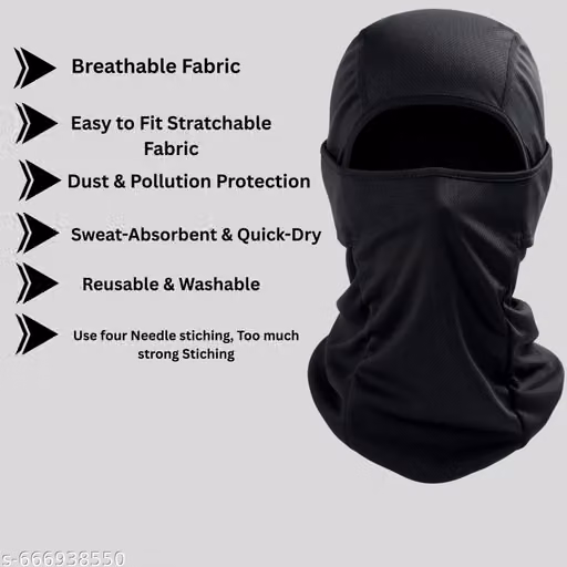 Bike Riding Face Mask for Men & Women Dust and Wind Protection