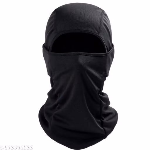 Fratte Full & Half Face Mask for Bikers Black Face Protective Mask