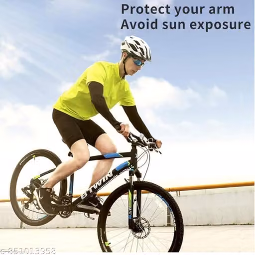 UV Protection Arm Sleeves for Bikers & Athletes Free Size