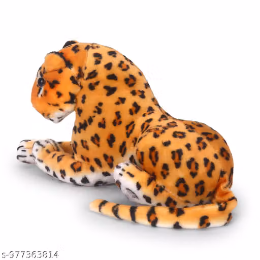Realistic Leopard Soft Toy 35 cm Plush Jungle Animal
