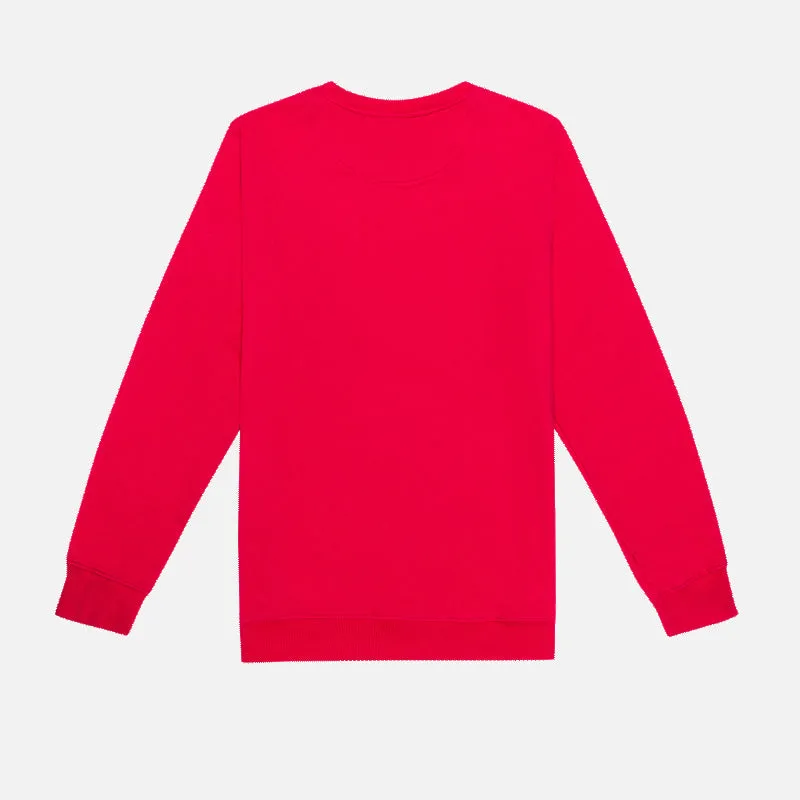 Women’s Solid Fleece Sweatshirt – Regular Length Full Sleeve Winter Top