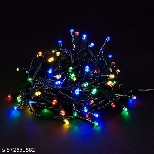 Diwali Multicolour Copper Wire String Lights 70 Meter