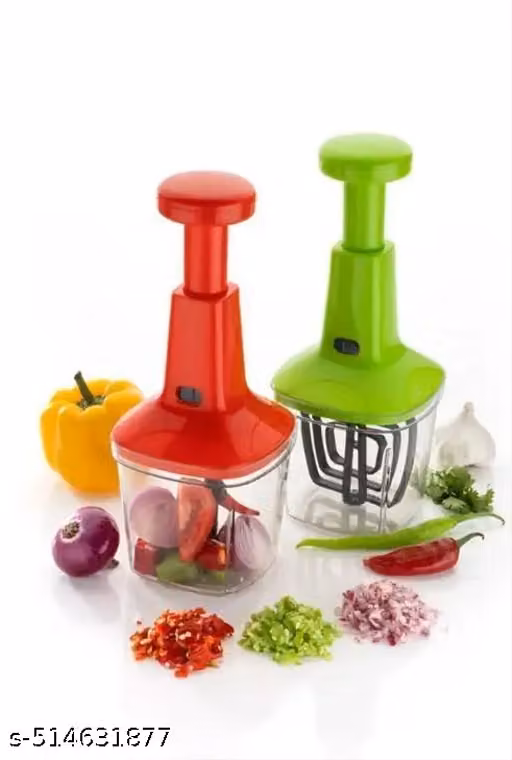Stainless Steel Manual Vegetable Chopper with Pull String