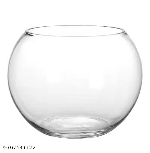 OURVIC Home décor Centerpiece Vase | Attractive Glass Vase without Flower | Antique Collections for Floral Arrangements | Home Decorations Item for Home (Pack of 1)