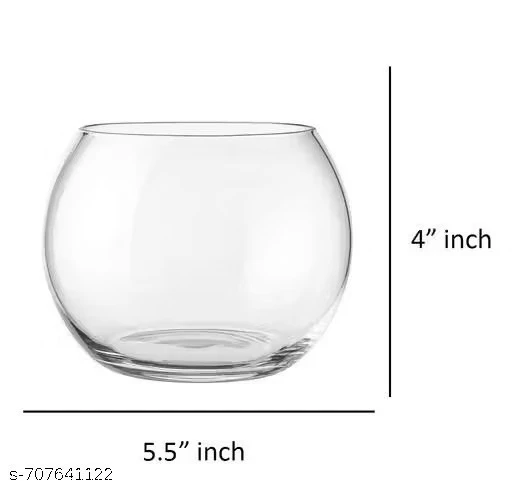OURVIC Home décor Centerpiece Vase | Attractive Glass Vase without Flower | Antique Collections for Floral Arrangements | Home Decorations Item for Home (Pack of 1)