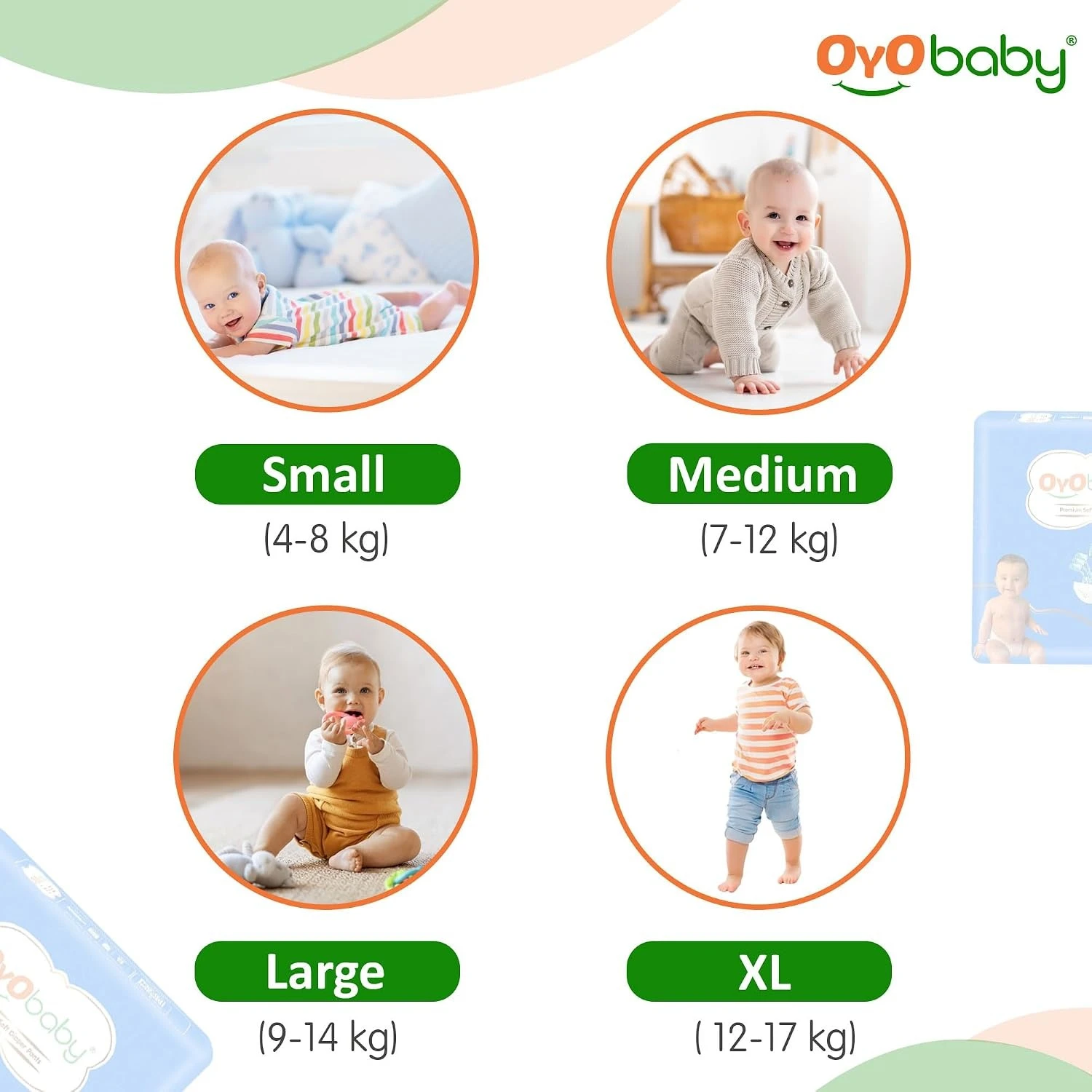OYO BABY Pant Style Baby Diapers, Pack of 3 - Large (XL), 42 Count, for Babies 9-14kg, with Aloe Vera Lotion for Rash Protection & Up to 12 Hours Protection
