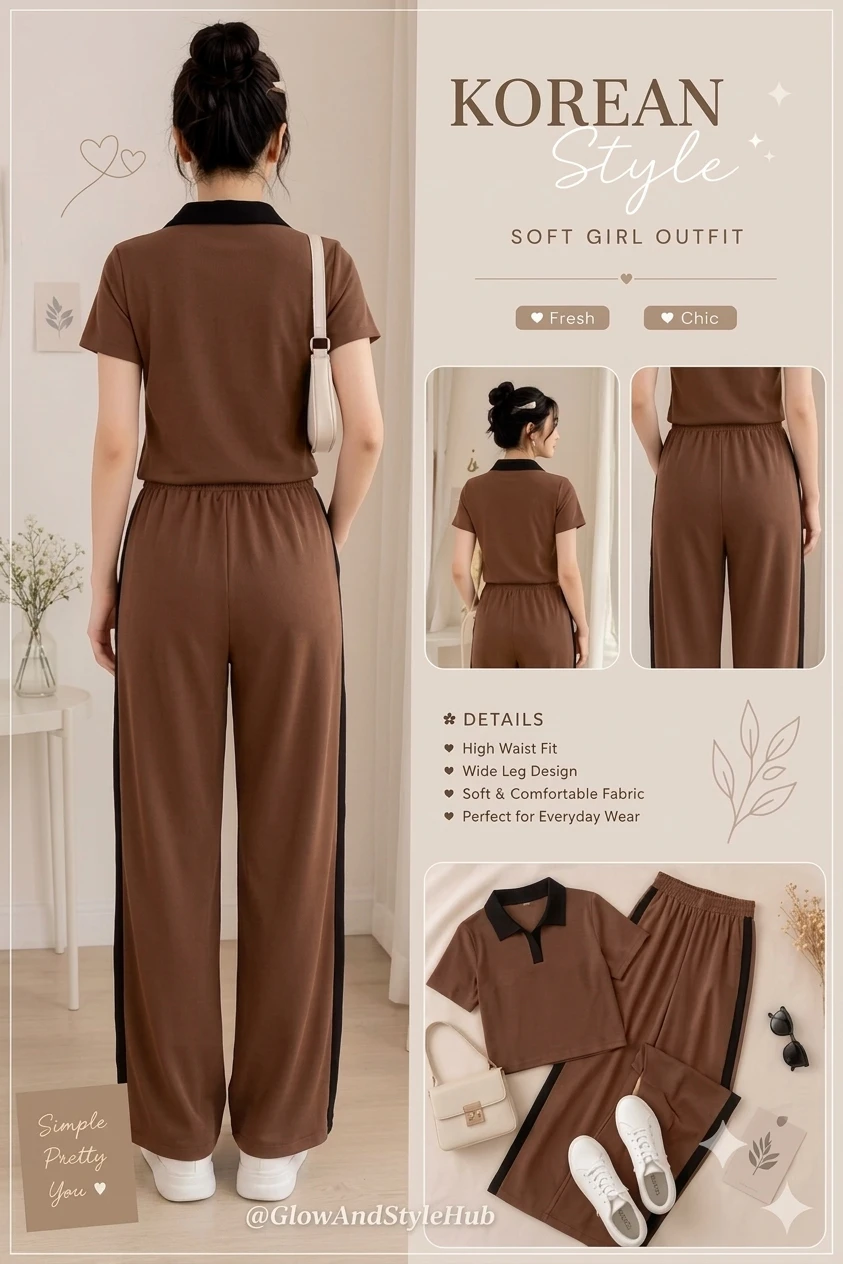 women's Co-Ord Set  Stylish Matching Top And Bottom Outfit For Girls And women