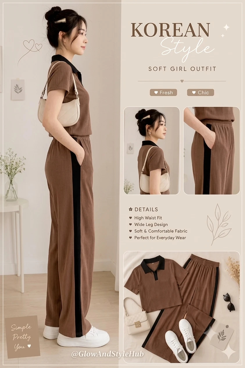 women's Co-Ord Set  Stylish Matching Top And Bottom Outfit For Girls And women