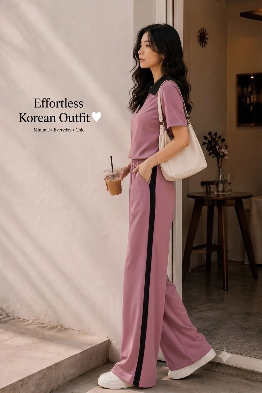 women's Co-Ord Set  Stylish Matching Top And Bottom Outfit For Girls And women