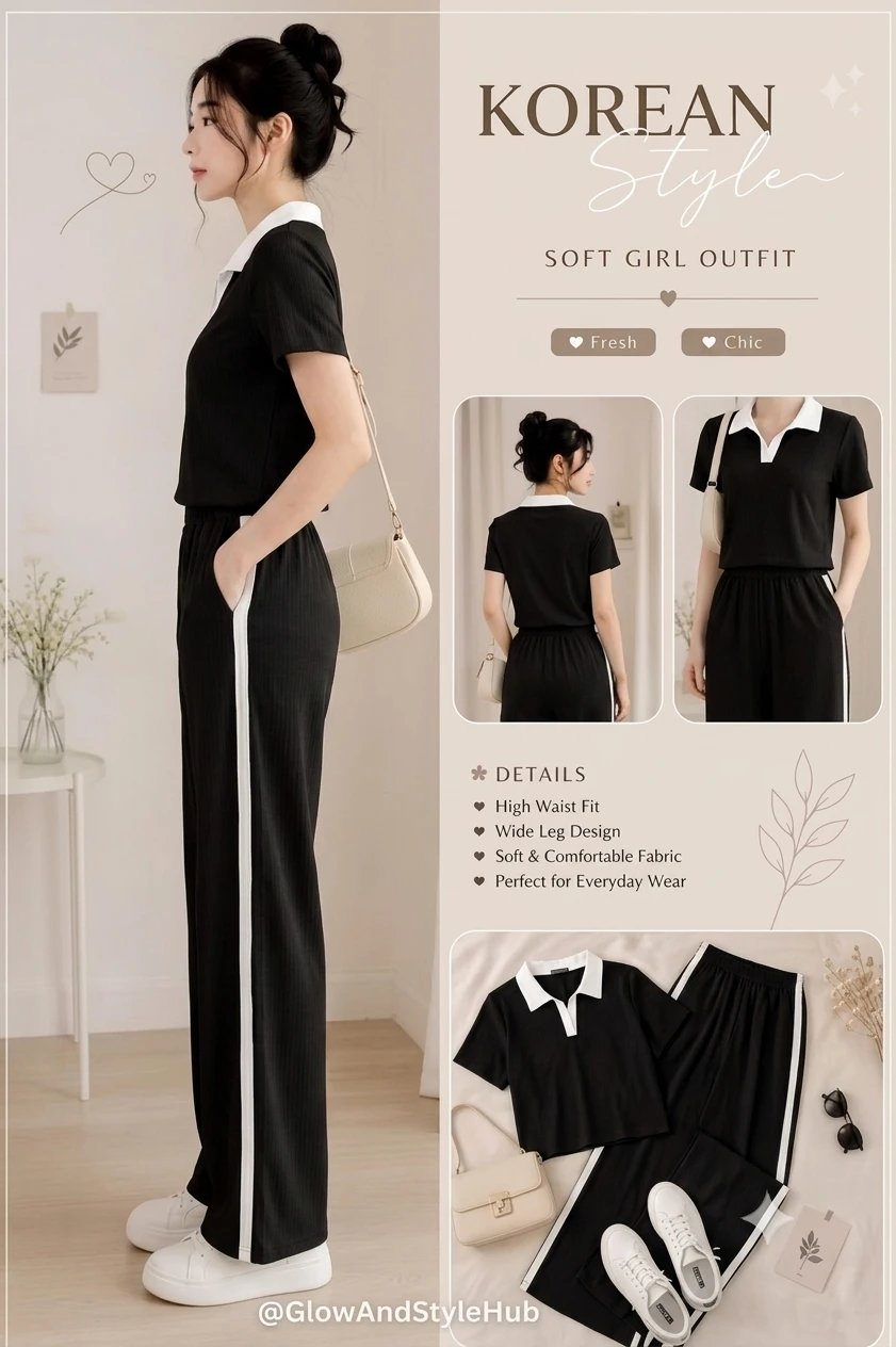 women's Co-Ord Set  Stylish Matching Top And Bottom Outfit For Girls And women
