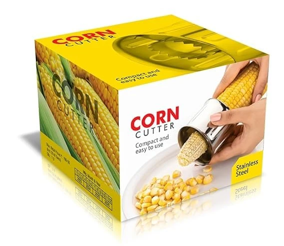 New Stainless Steel Corn Cutter, Corn Stripper, Peeler, (PACK OF 1 )