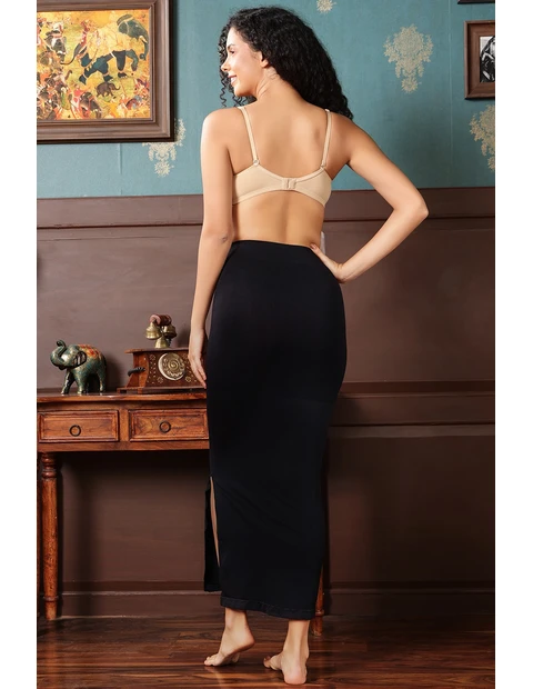 Clovia Women's Petticoat Style Saree Shapewear with Drawstring/Naada