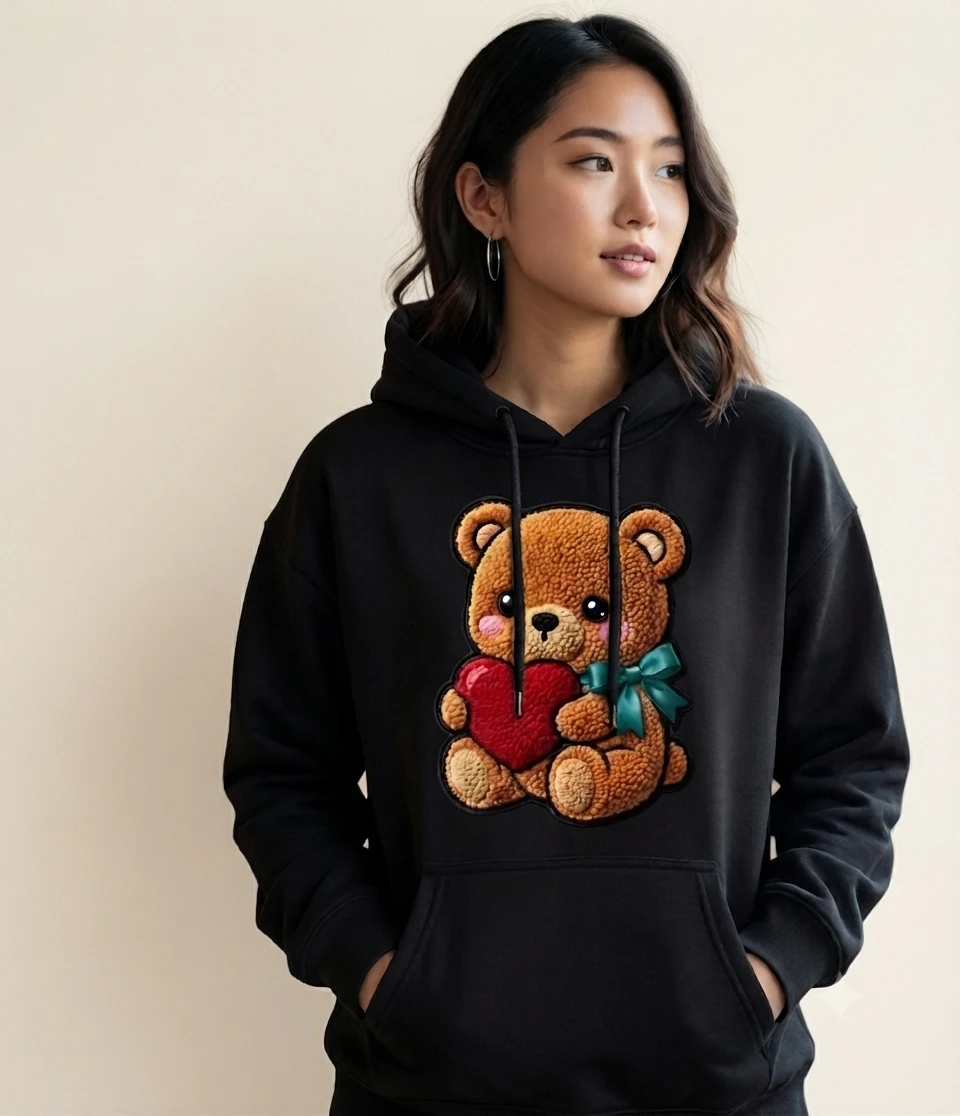 teddy hoodie