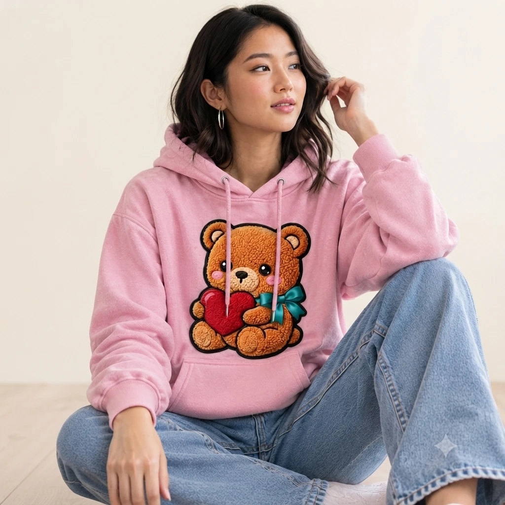 teddy hoodie