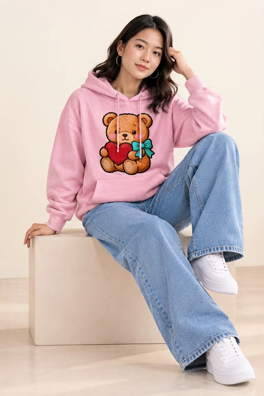 teddy hoodie