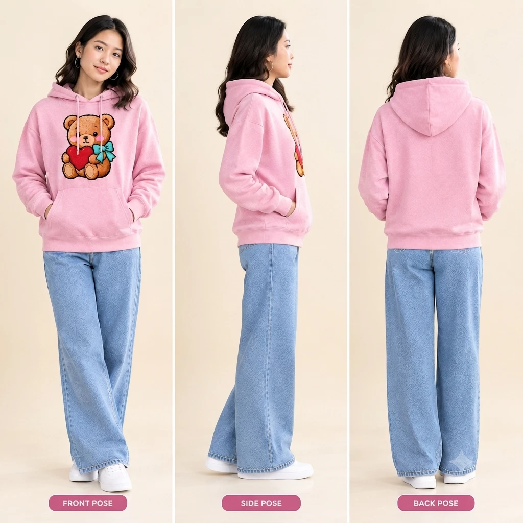 teddy hoodie