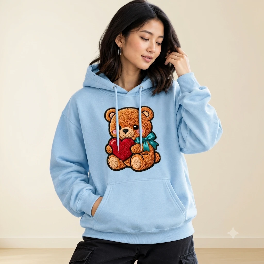 teddy hoodie