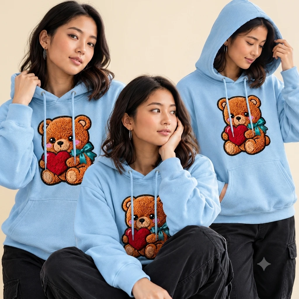 teddy hoodie