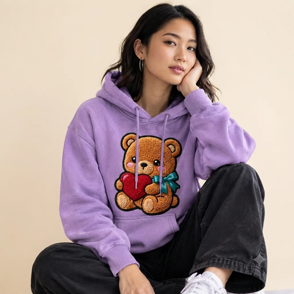 teddy hoodie