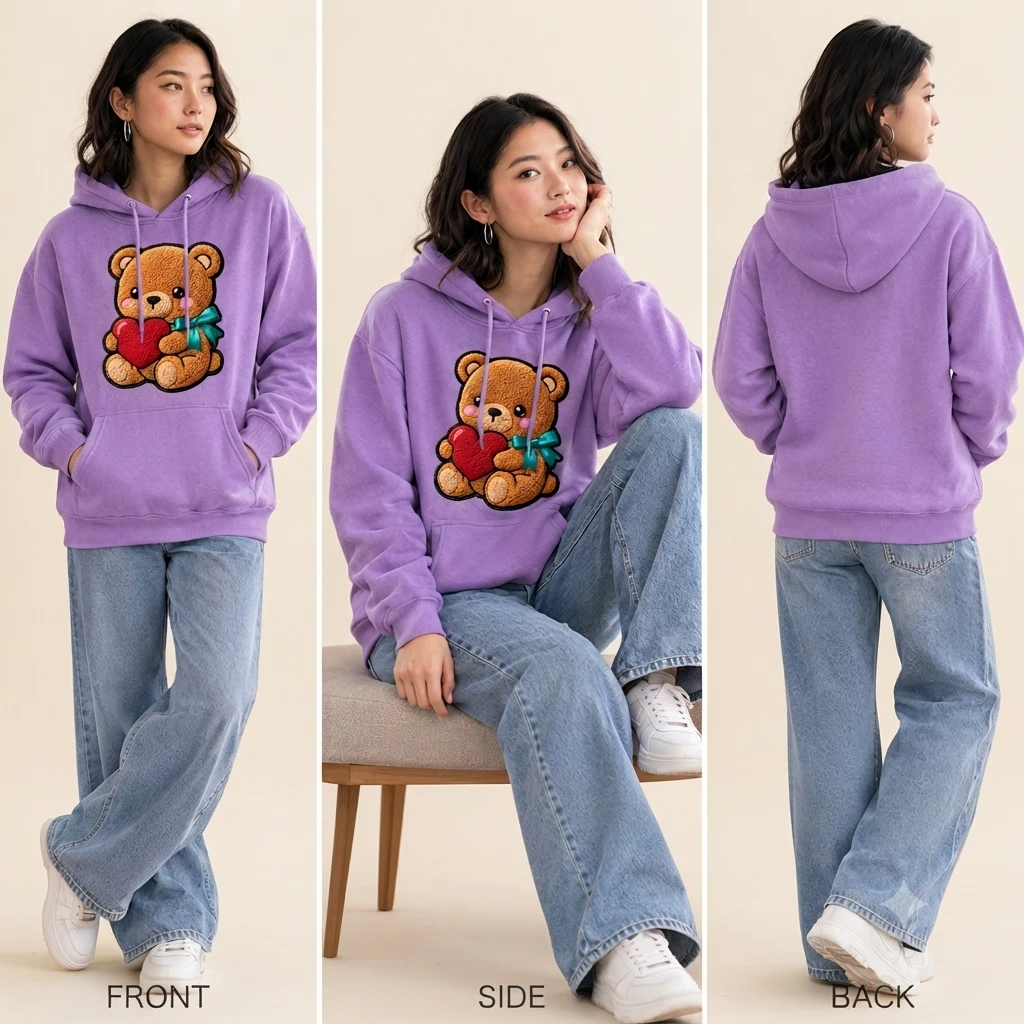 teddy hoodie