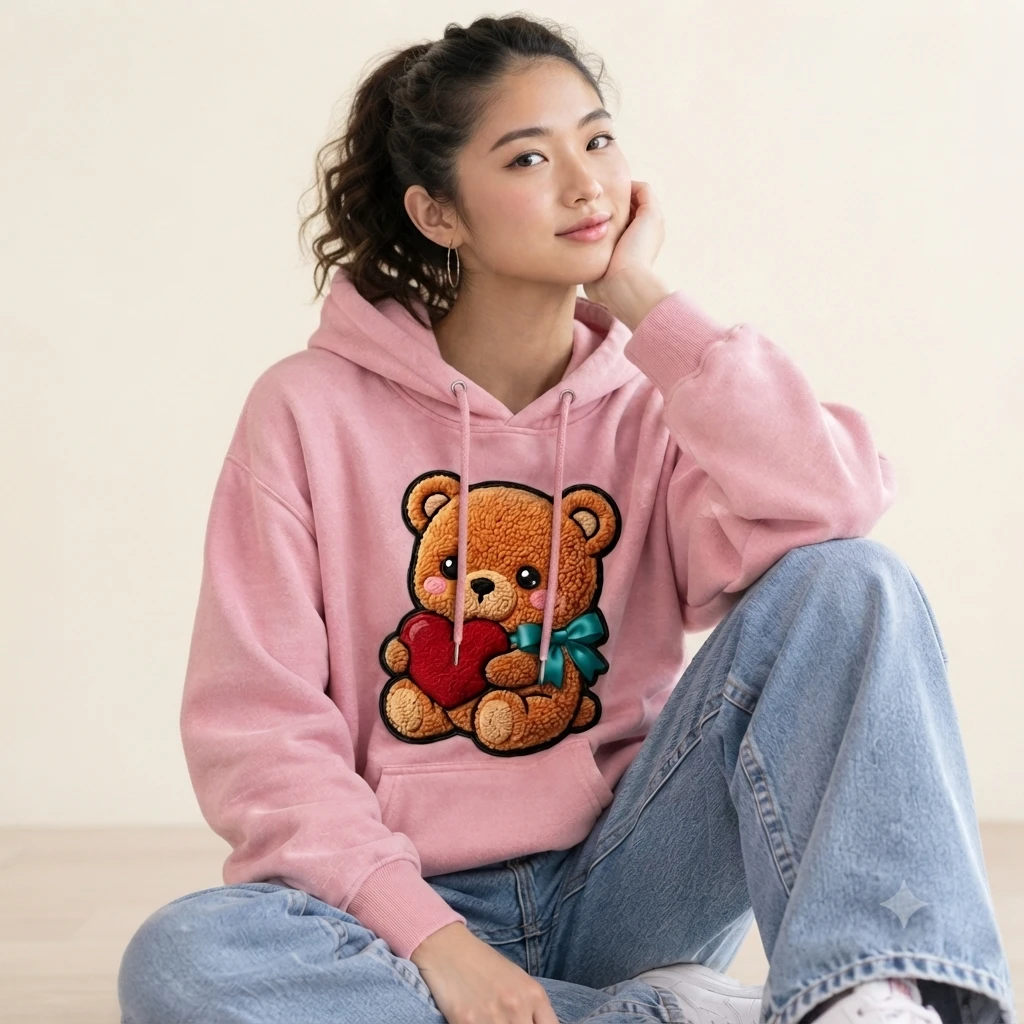 teddy hoodie