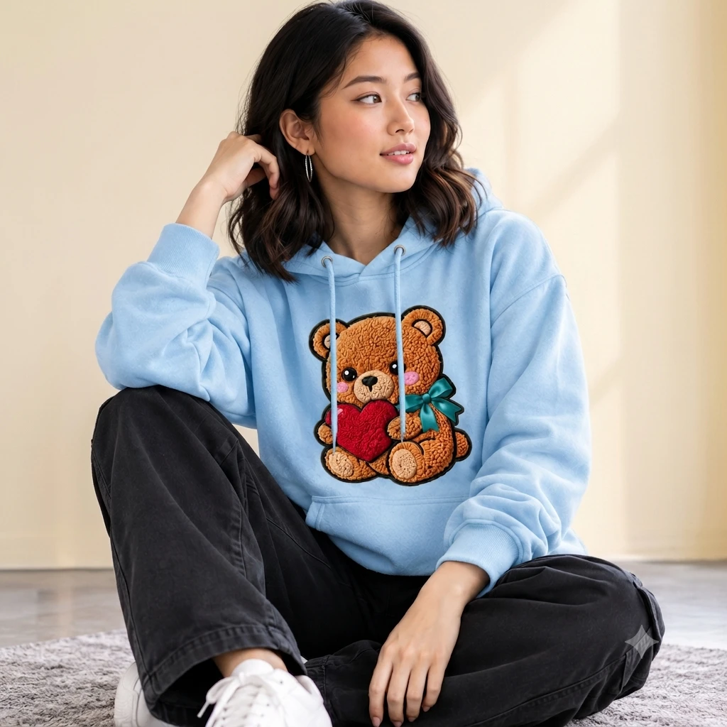 teddy hoodie