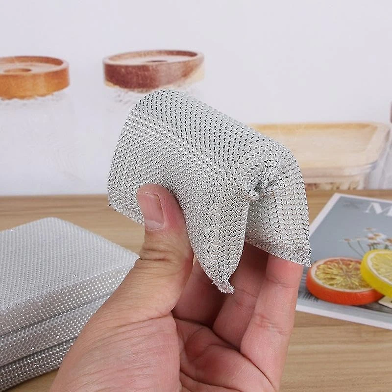 Multipurpose Scratch Proof Kitchen Utensil Scrubber Pad/Scrubber Sponge for Pantry/Scrubbing Pads for Dishwashing, Bathroom and Toilet Washing, Floor Cleaning (Pack of 6)