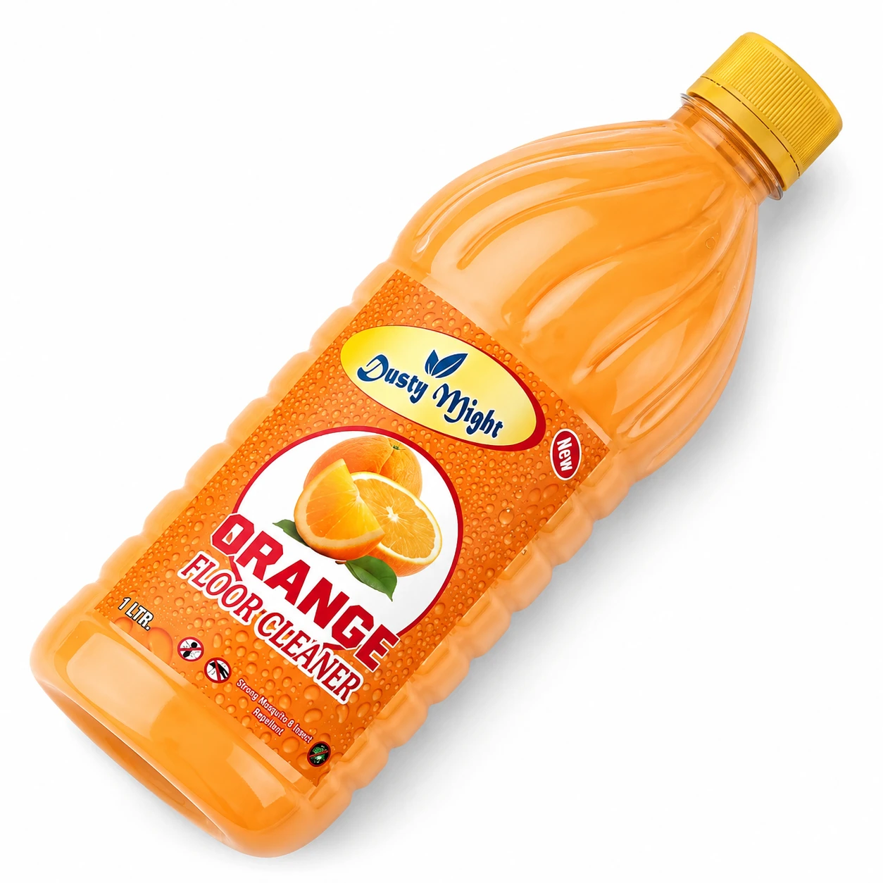 Dusty Might Orange Disinfectant Phenyl | Antibacterial Floor Cleaner for Home | 1 L