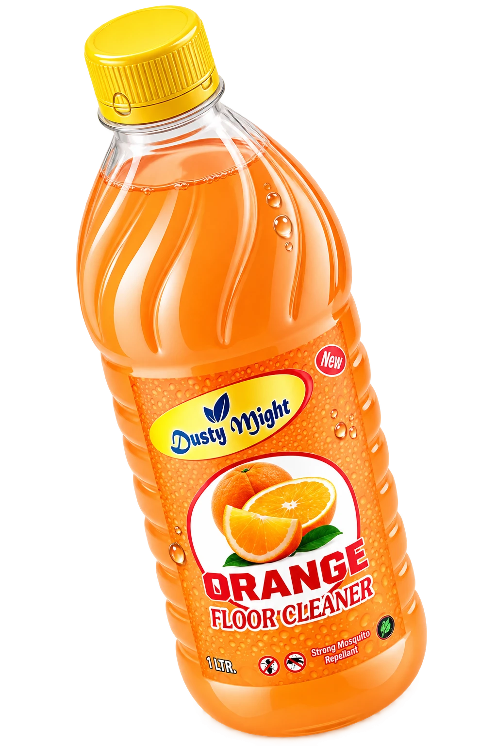 Dusty Might Orange Disinfectant Phenyl | Antibacterial Floor Cleaner for Home | 1 L