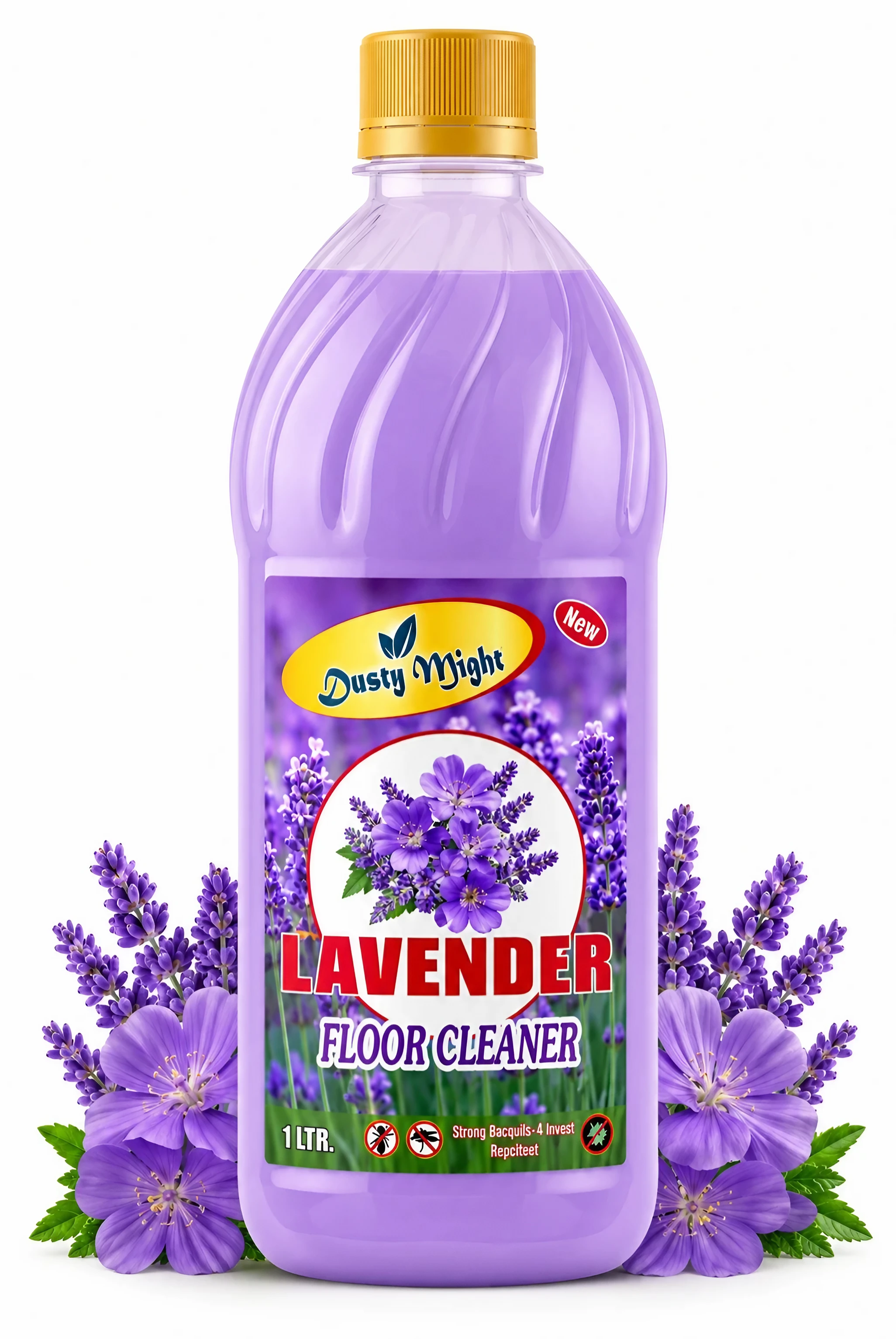 Dusty Might Lavender Disinfectant Phenyl | Antibacterial Floor Cleaner for Home | 1 L