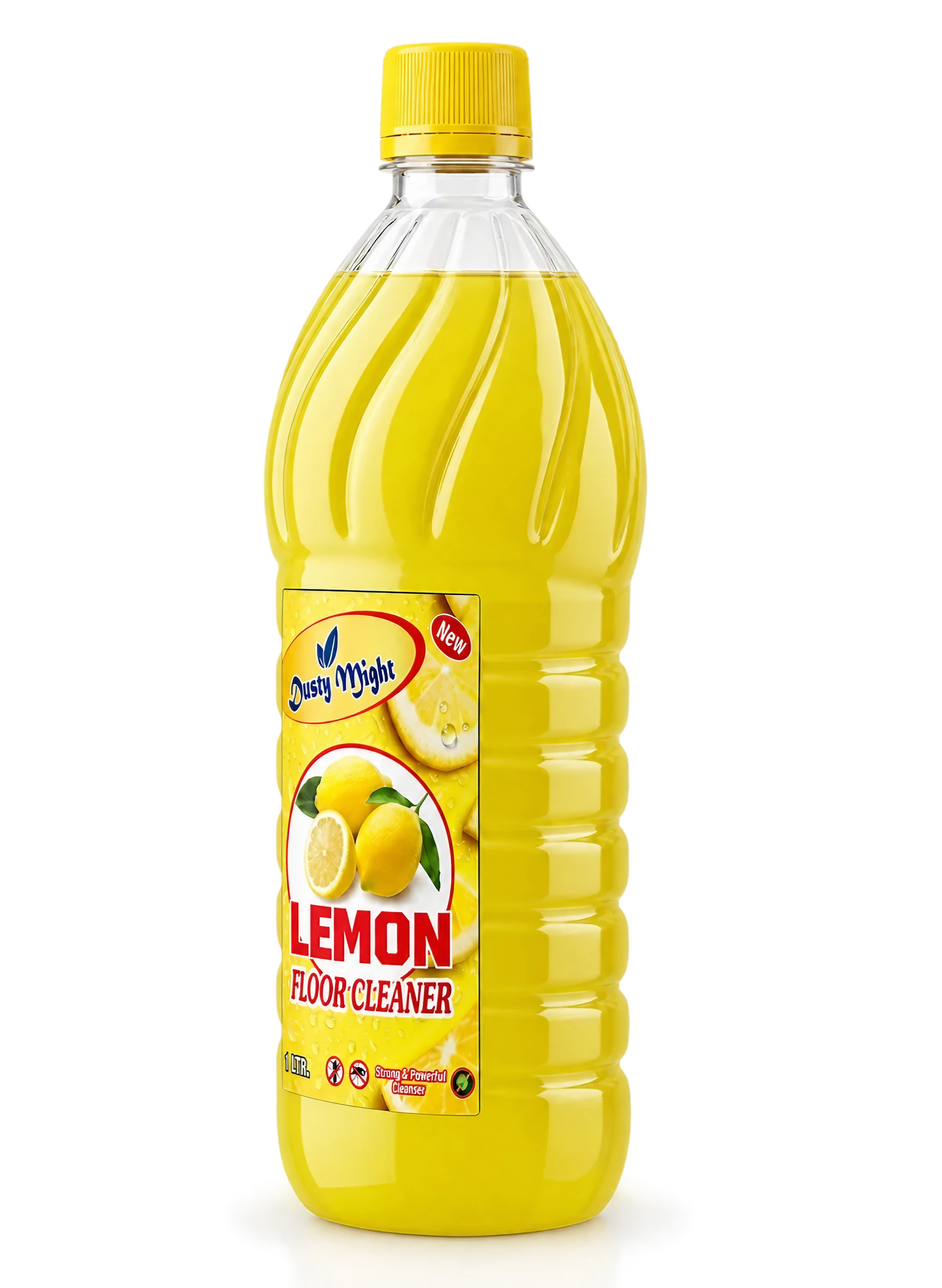 Dusty Might Lemon Disinfectant Phenyl | Antibacterial Floor Cleaner for Home | 1 L