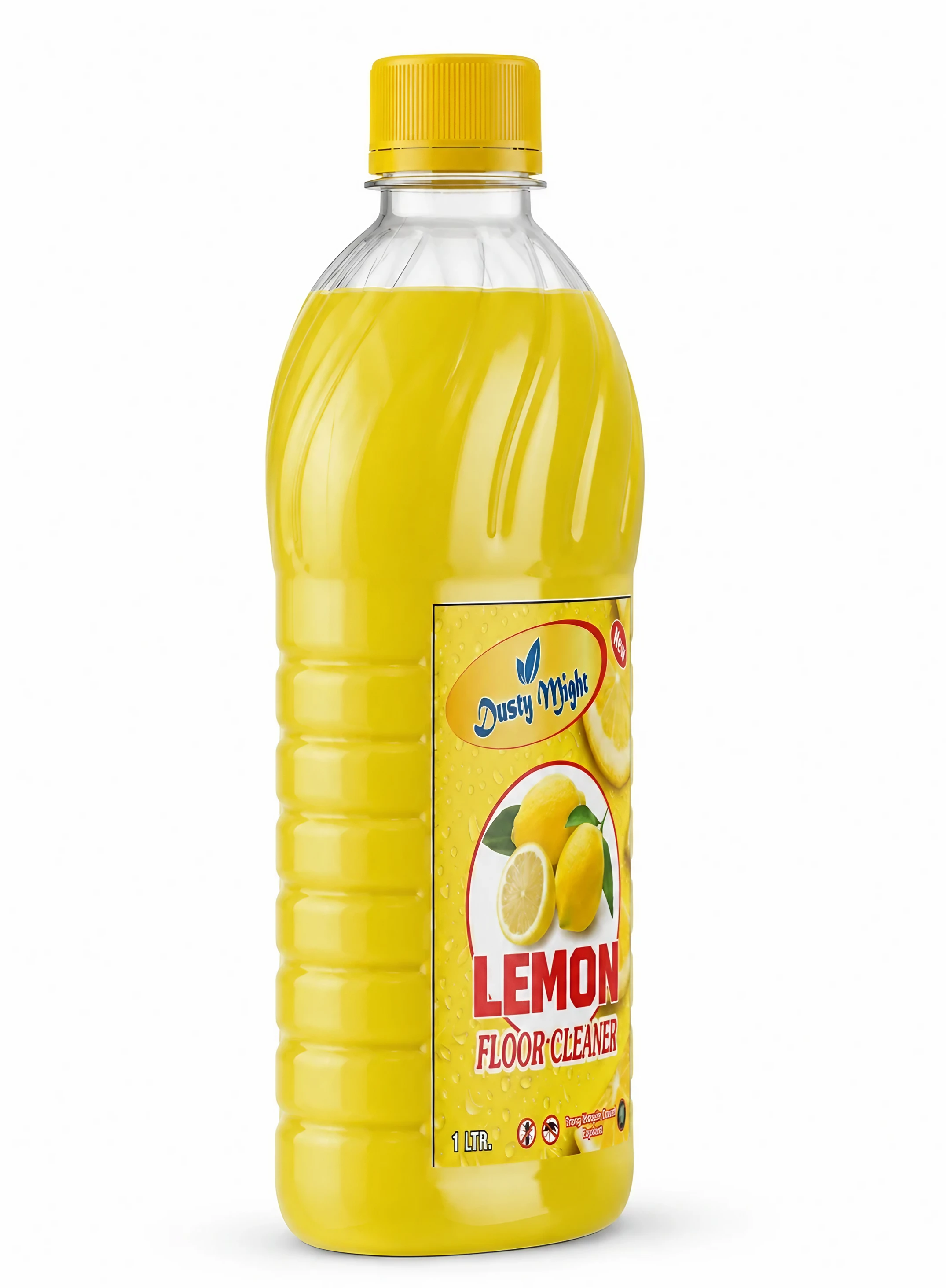 Dusty Might Lemon Disinfectant Phenyl | Antibacterial Floor Cleaner for Home | 1 L