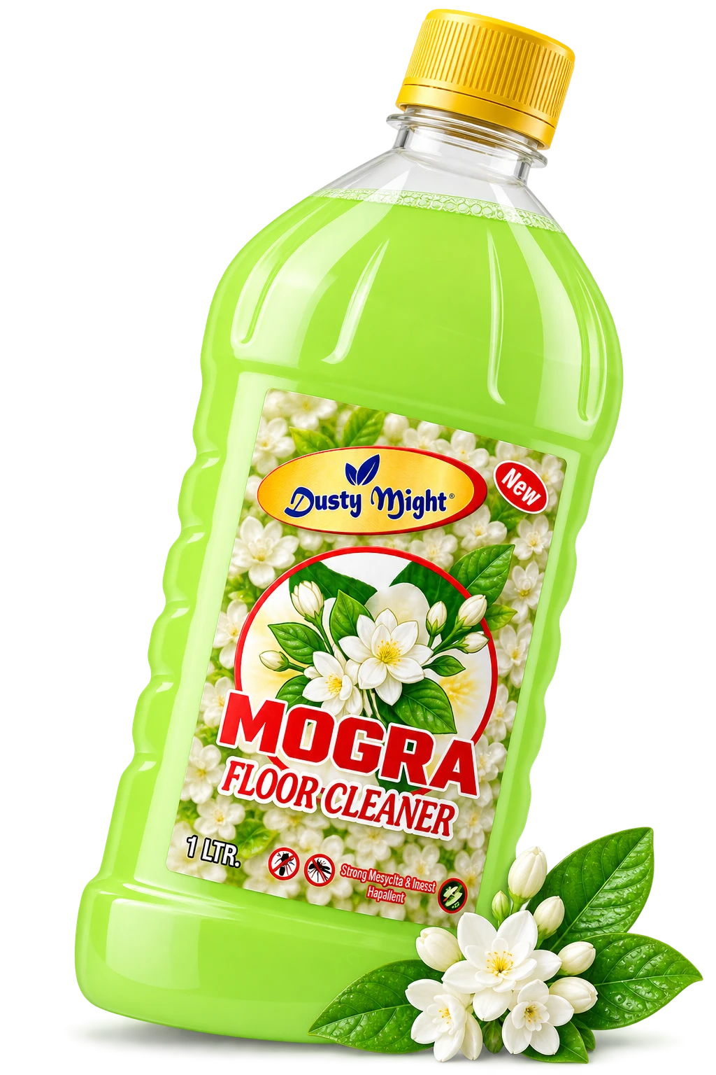 Dusty Might Mogra Disinfectant Phenyl | Antibacterial Floor Cleaner for Home | 1 L