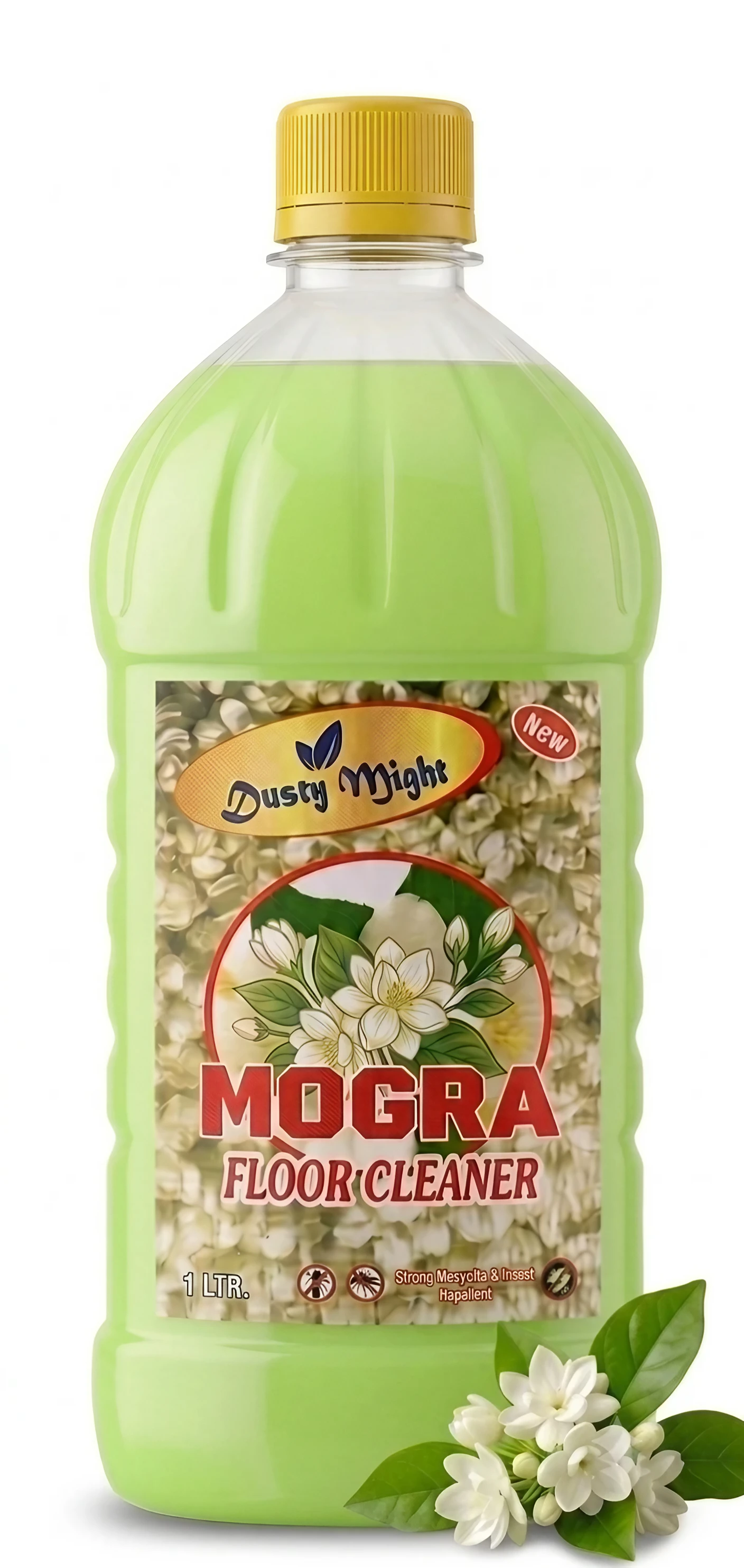 Dusty Might Mogra Disinfectant Phenyl | Antibacterial Floor Cleaner for Home | 1 L